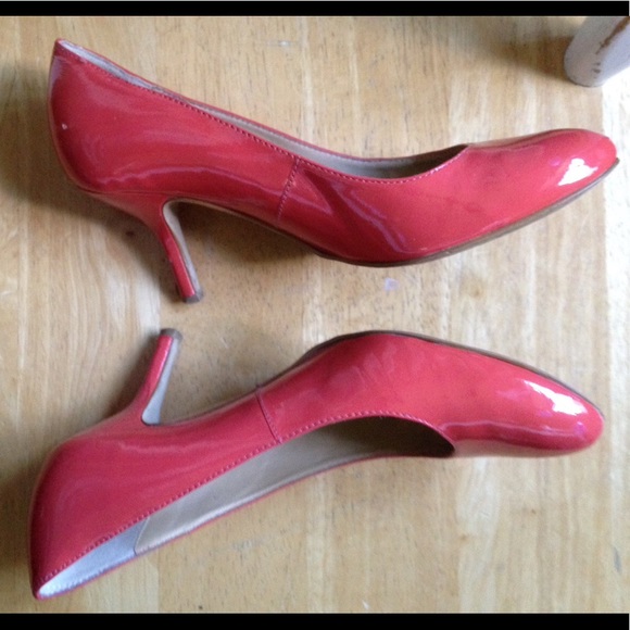 Auth Kate Spade Coral Heels Pumps Shoes Sz 6.5 US - Picture 5 of 8